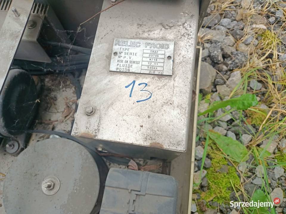AGREGAT CHŁODNICZY CHŁODNIA RELEC FROID TR32 13 dostawcze