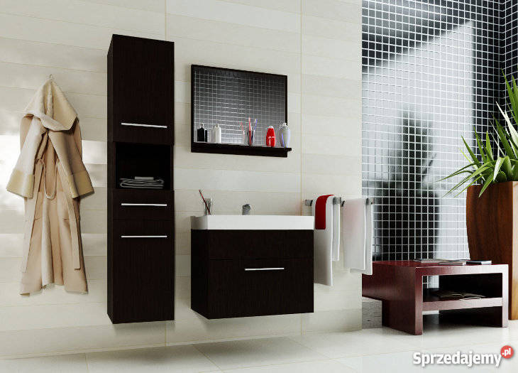 Meble łazienkowe TIPO 5 kolorów Fiolet połysk Łódź