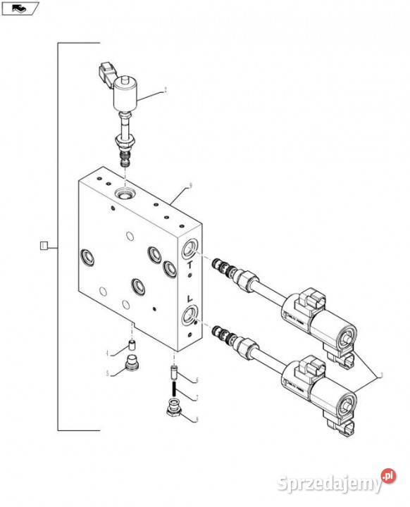 Holland T6090 Zawor elektromagnet 87614490 wielkopolskie Jastrzębniki