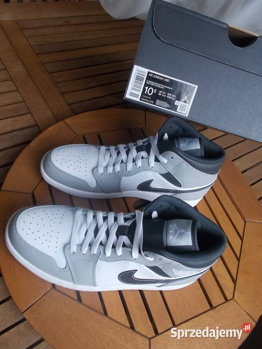 Nike Jordan 1 Mid Light Smoke Grey Anthracite Nike Poznań