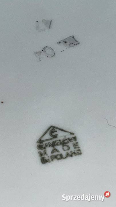 Talerzeobiadowy Syg Ćmielów Made in Poland Biała pomorskie