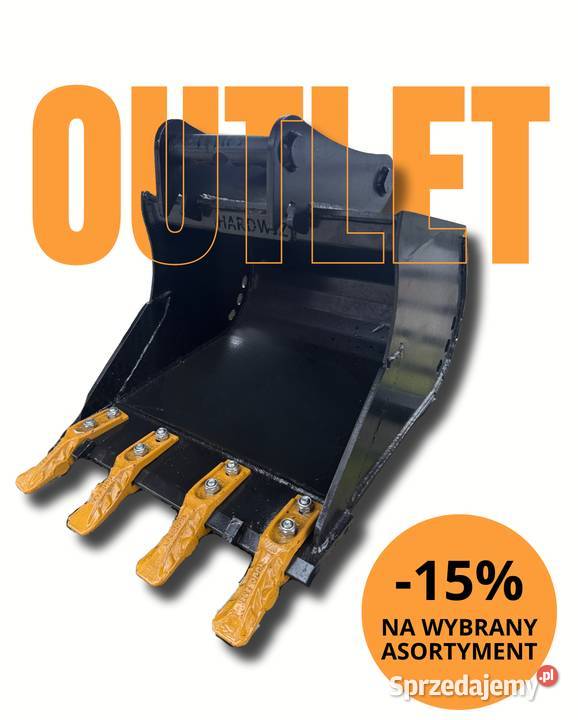 Łyżka podsiębierna 50 153t HARDOX Lehnhoff MS01 Osprzęt roboczy małopolskie