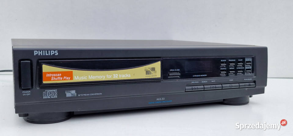 Cd player Philips AK 630 odtwarzacz Odtwarzacze CD i MD Międzychód