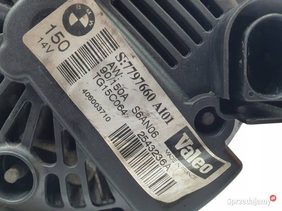ALTERNATOR BMW E46 E90 E92 E53 30D Valeo 7797660 sprzedam