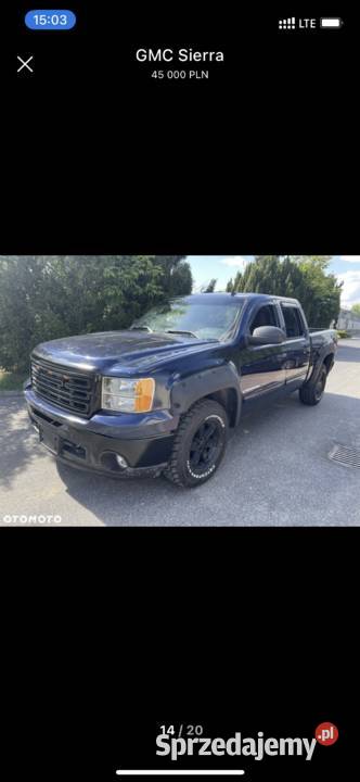 GMC Sierra nie RAM Bydgoszcz