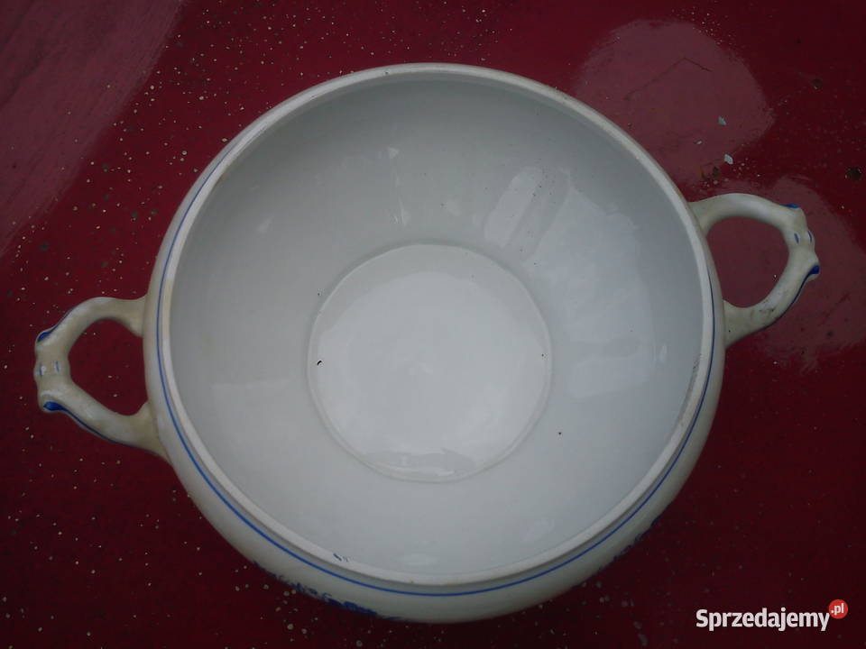Stara Waza stołowa ceramika porcelana Aleksandrów Łódzki