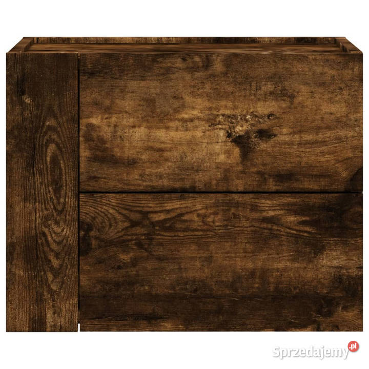 Wiszące szafki nocne 2 przydymiony dąb 45x30x35 Nocne Warszawa