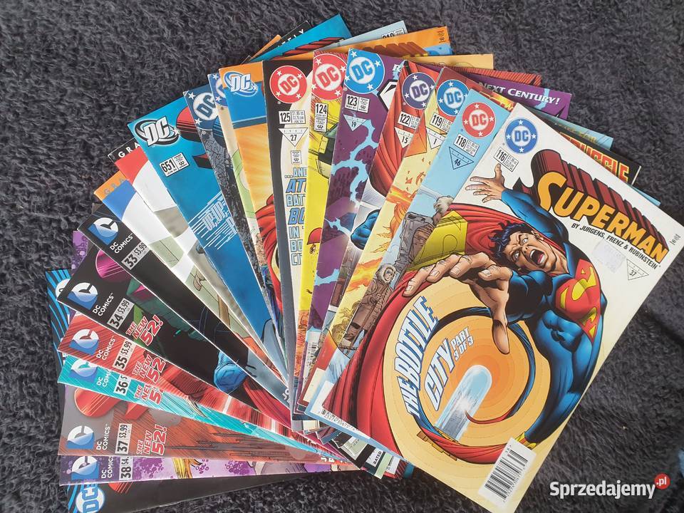 Superman zestaw 21 komiksów DC USA Gdynia