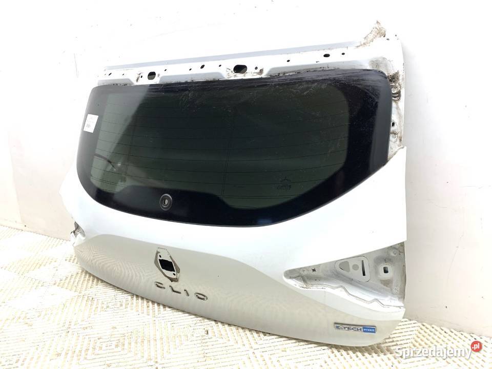 KLAPA TYŁ RENAULT CLIO V Hatchback Blanc Glacier