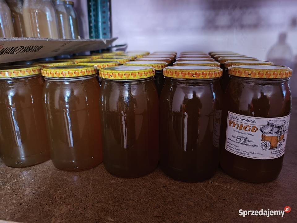 Miód Lipowy zbiór 2024r słoik 09L Świdnik sprzedam