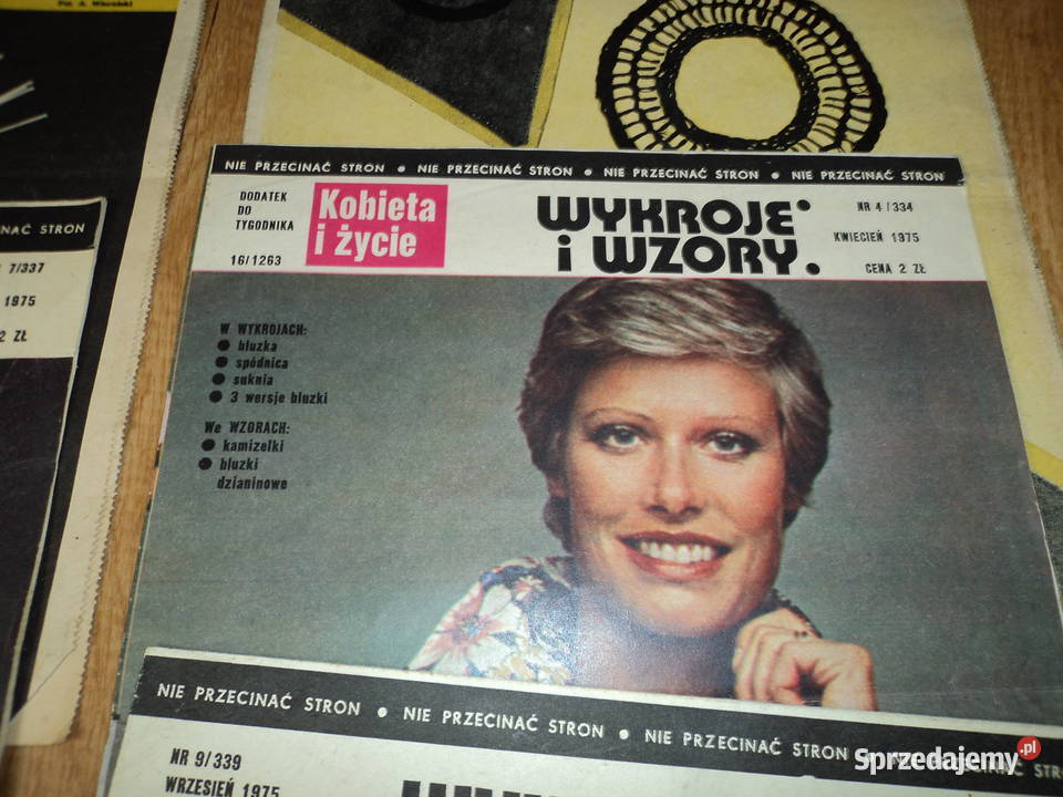 Wykroje i wzory Kobieta i życie 5 Nowy Sącz