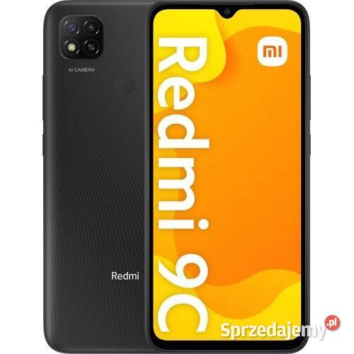 NOWY TELEFON Smartfon XIAOMI Redmi 9C 3/64GB 6.53" Szary 115