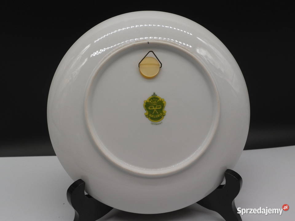 Kolekcjonerski Talerz Porcelanowy BAVARIA Porcelana i szkło Raszków