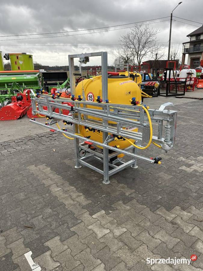 OPRYSKIWACZ POLOWY ZAWIESZANY POLIMER 400l12m3 nieuszkodzony Opryskiwacze Nowy Tomyśl