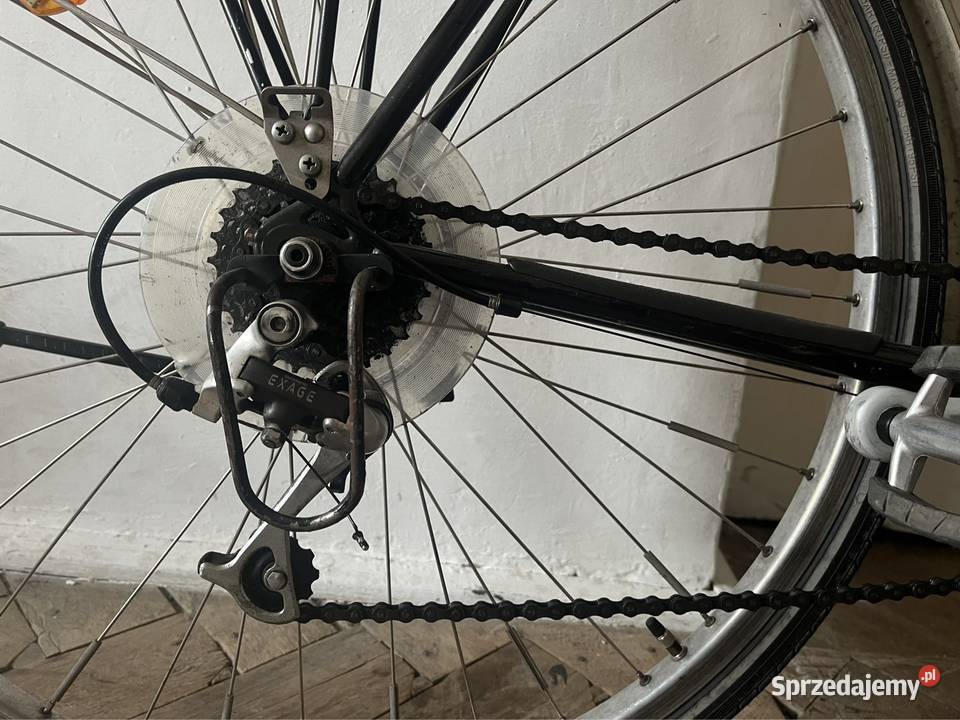 Rower czarny trekingowy miejski Falck Kraków sprzedam
