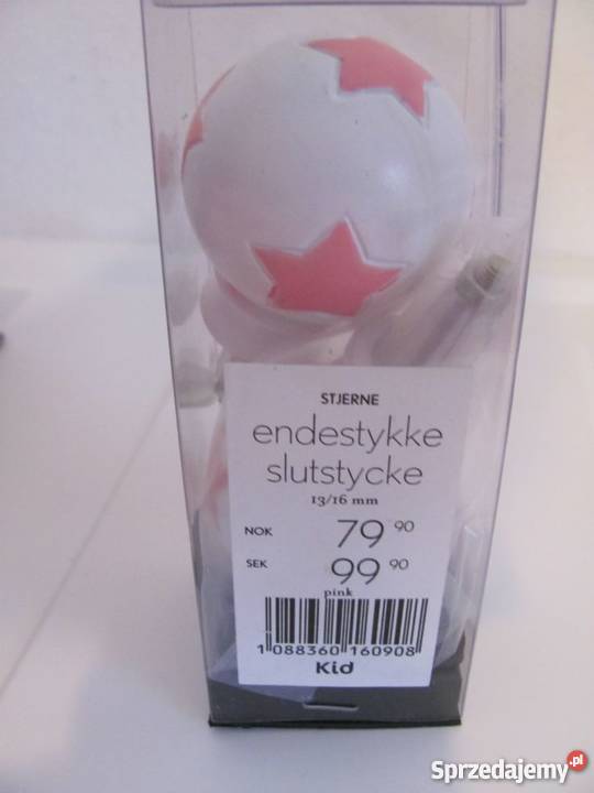 zakończenie karniszy kula biała w różowe lubelskie Zamość