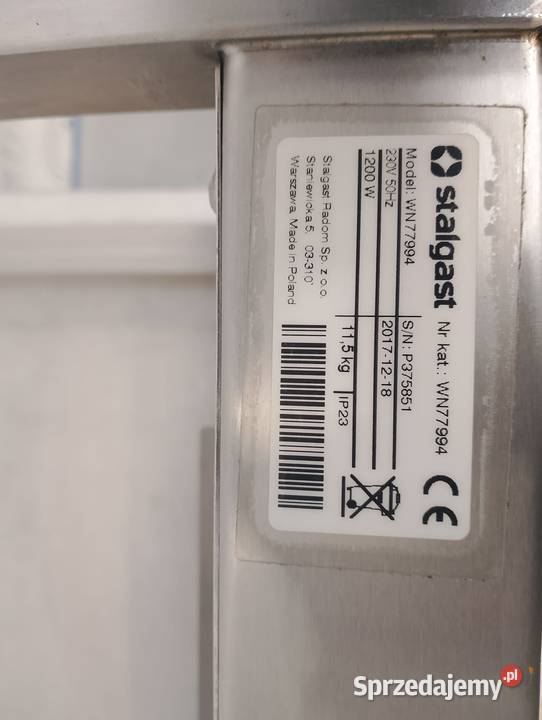 Nadstawka grzewcza nierdzewna 130x30x60 Wrocław