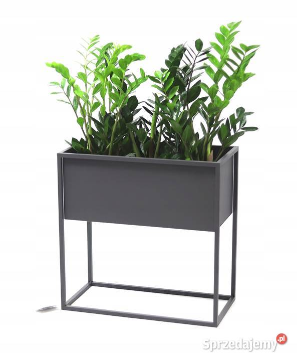 Kwietnik Metalowy Stojak Donica 60x60x30 Sobienie-Jeziory sprzedam