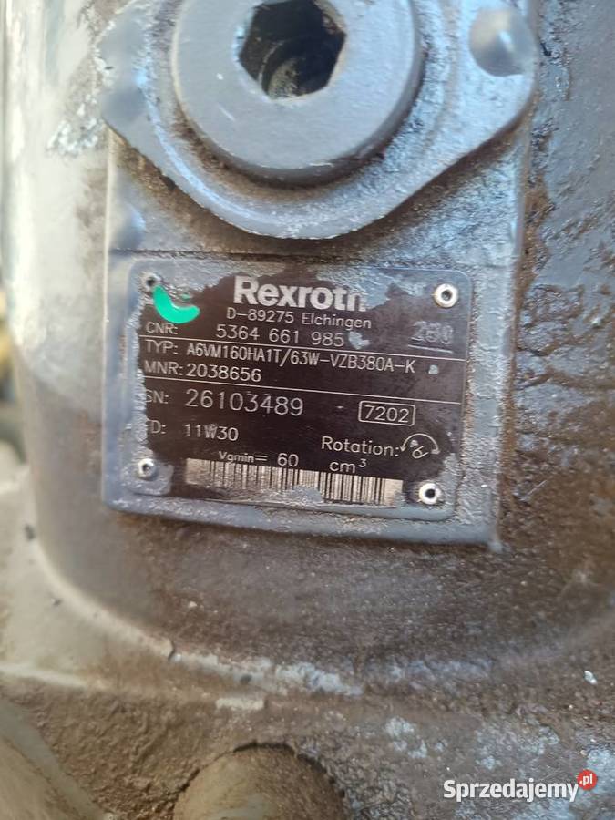 Silnik pompa hydrauliczna A6VM160HA1T63W 2038656 Staszów sprzedam