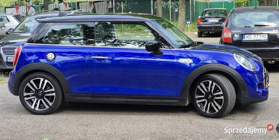 Mini Cooper S pełnym serwisie olejowym niebieski Podkowa Leśna
