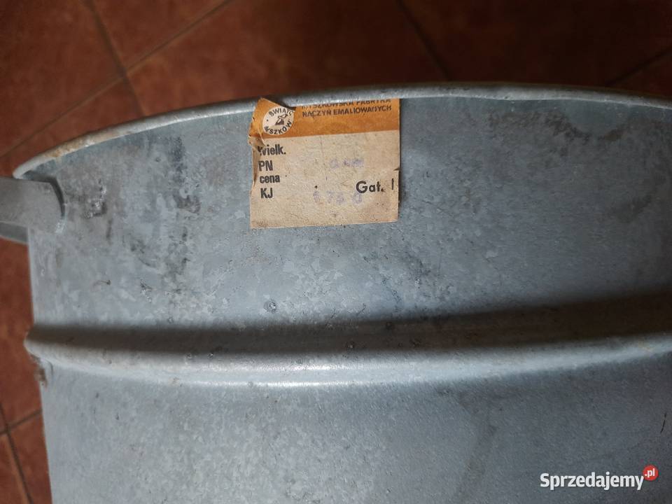 Ocynkowany kocioł kuchenny duży gar do gotowania Morąg sprzedam