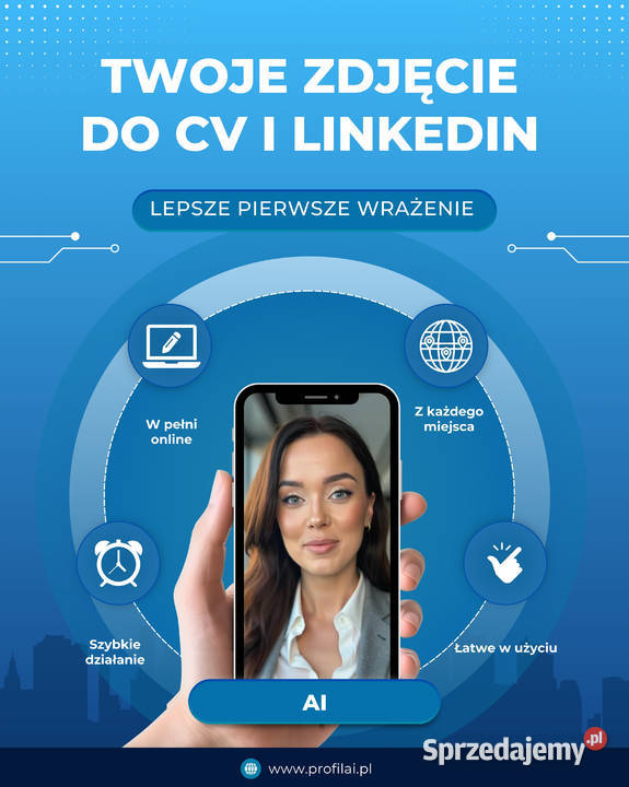 Profesjonalne zdjęcie do CV i LinkedIn bez
