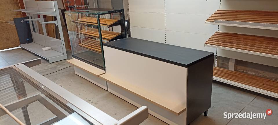 Witryna neutralna lada sprzedażowa regał Szczecin sprzedam