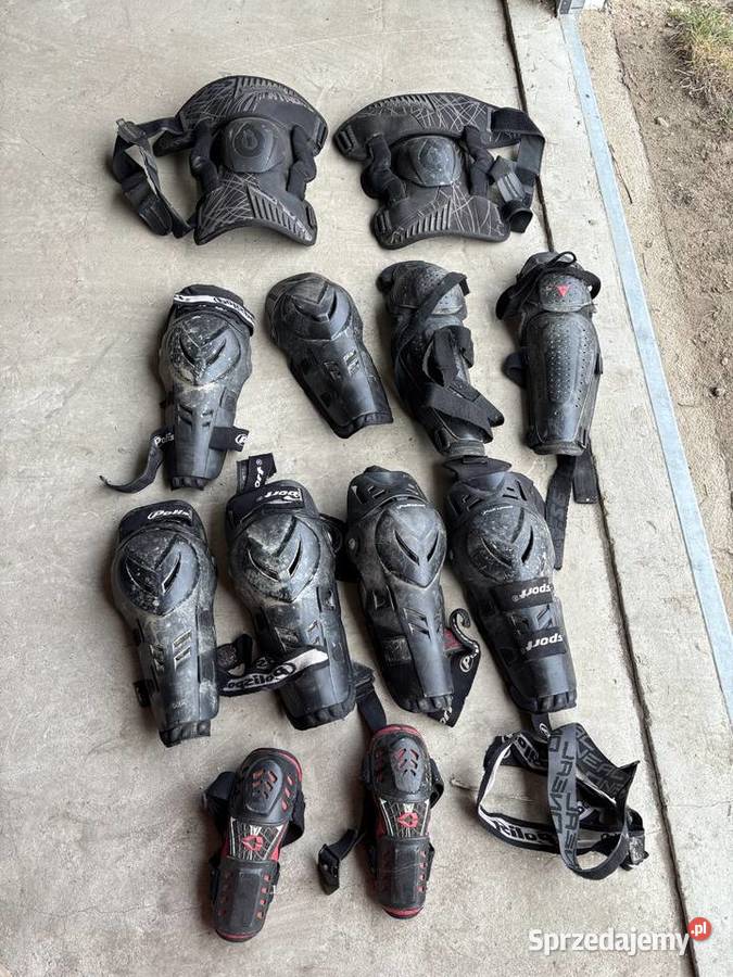 nakolanniki motocyklowe enduro cross używane Kosianka-Trojanówka