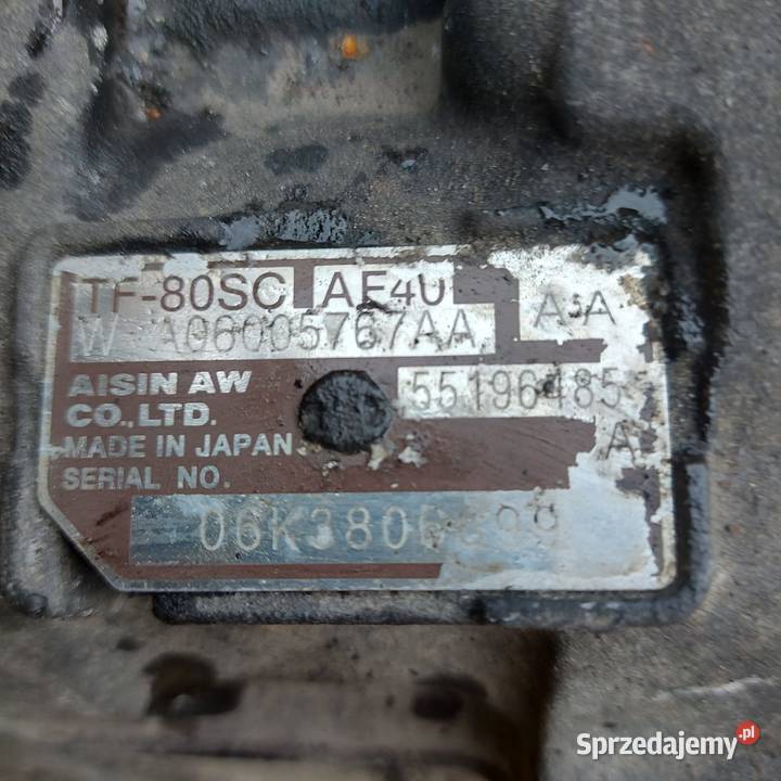 Skrzynia AUTOMAT Alfa Romeo 159 Croma 19JTD osobowe Tychy