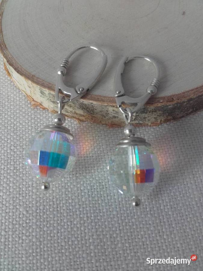 kolczyki z kryształami swrovskiego Warszawa