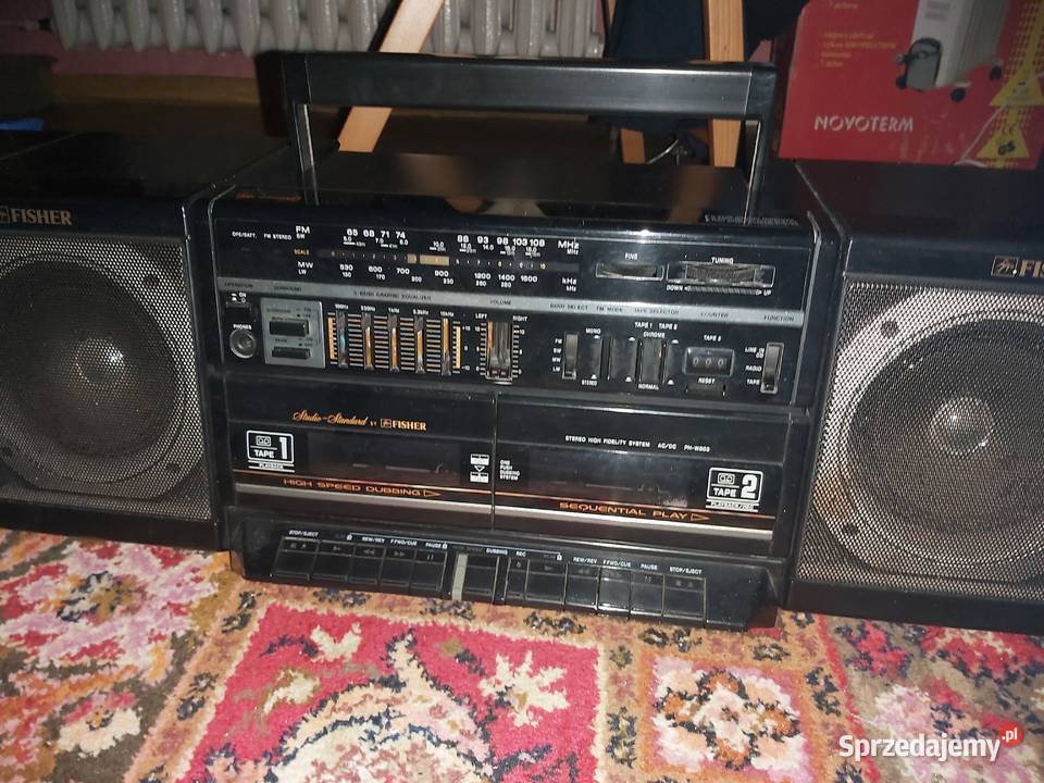 Radiomagnetofon Fisher dwukasetowy Kielce sprzedam