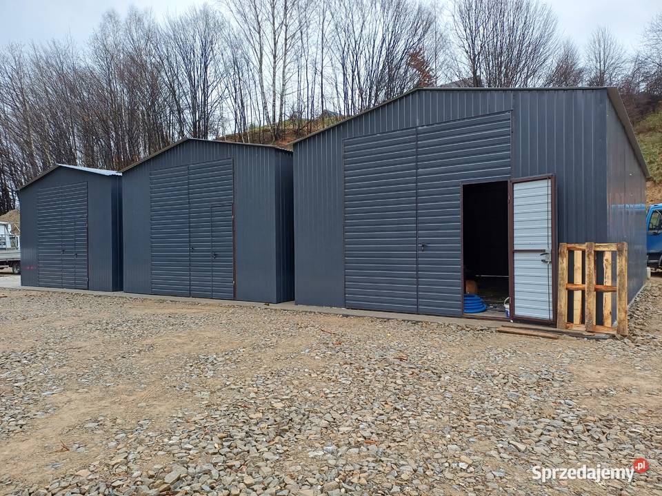 GRAFITOWY Garaż Blaszany Garaże Blaszane Magazyn dolnośląskie