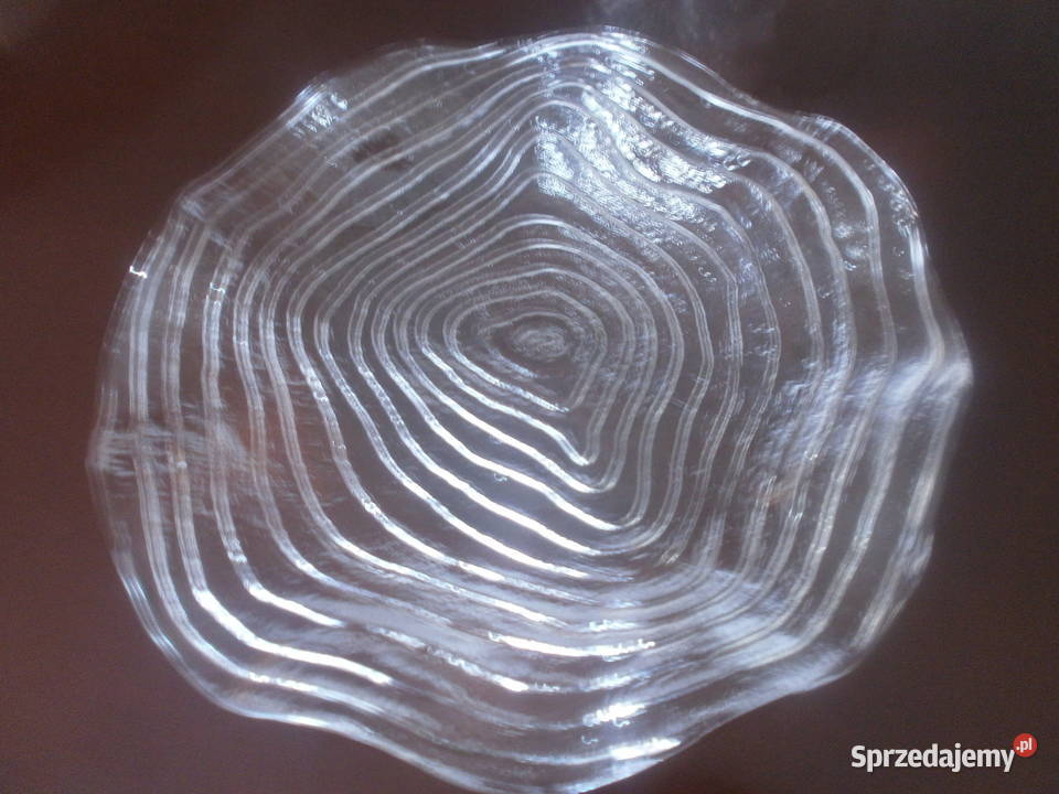 duży talerz deserowy falisty Zielona Góra