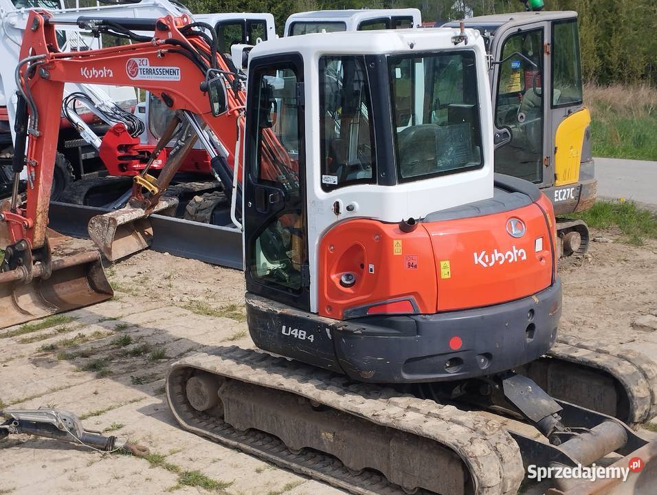 minikoparka kubota u48 5 ton nie małopolskie Sucha Beskidzka