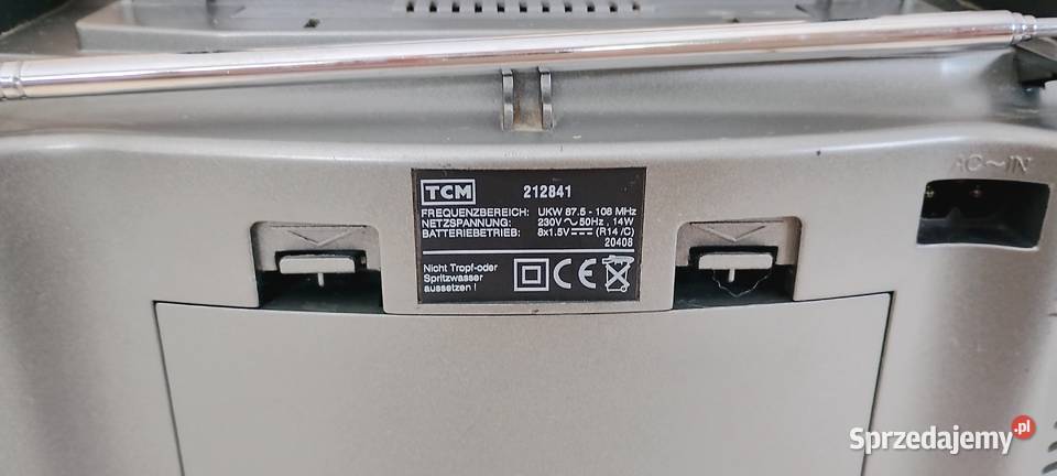 Kultowy Boombox GRUNDIG Stan Idealny CDRadioUBS