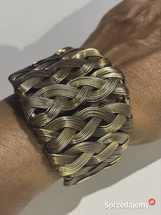 Bransoletka pleciona mosiądz Bransoletki