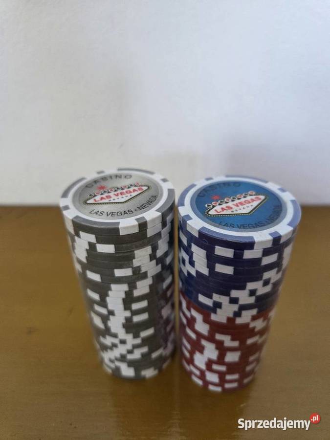 Żetony Las Vegas Casino oryginał USA poker Warszawa