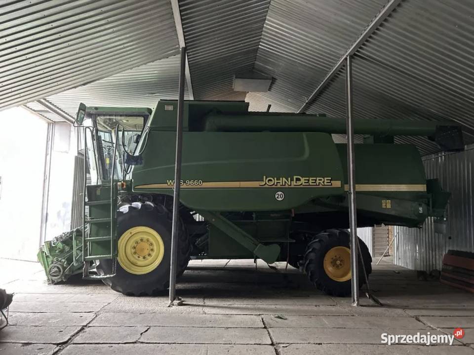 Kombajn zbożowy John Deere 9660 WTS z 2004 roku nieuszkodzony