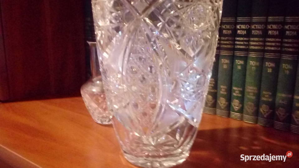 Kryształowy wazon PRL lata 70te Antyki, Sztuka, Kolekcje Zamość