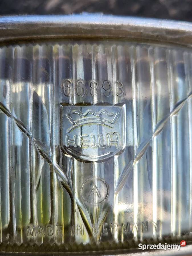 HELLA HALOGEN PLUS SZKŁO I RAMKA OPEL NSU DKW VW śląskie Rybnik sprzedam