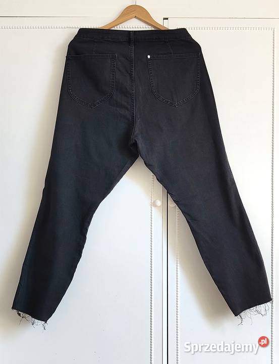 Spodnie jeansy HM 36 czarne dżinsy 3XL skinny zachodniopomorskie Szczecin