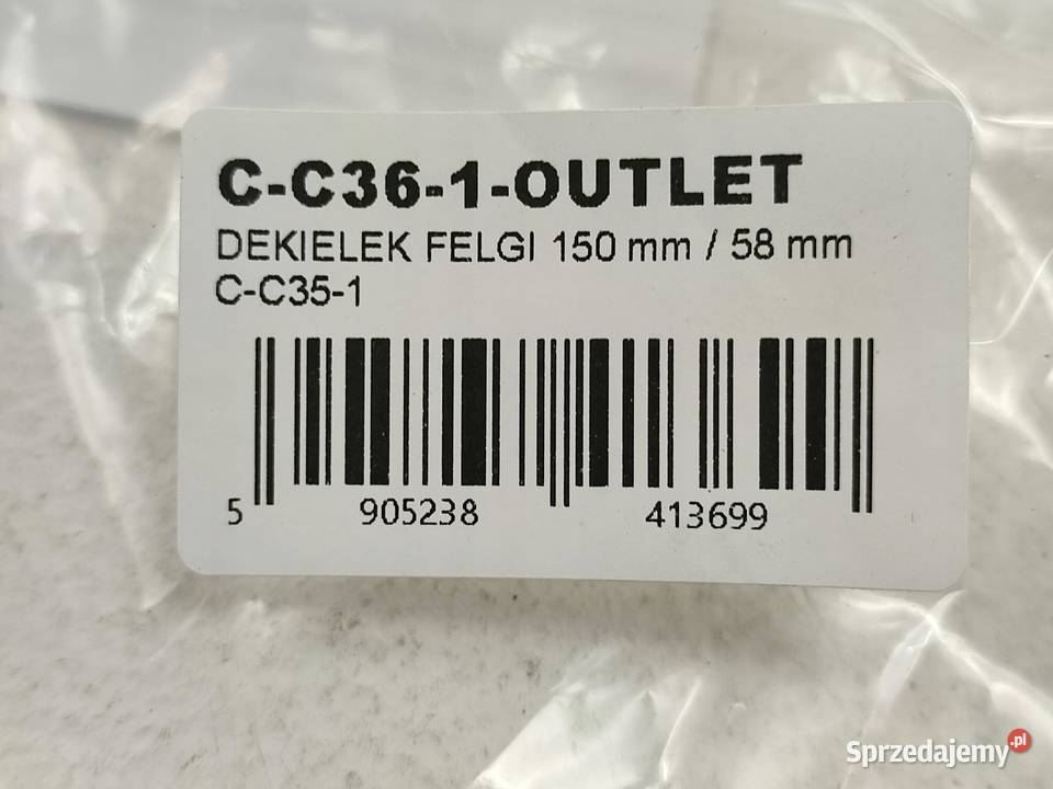 DEKIELEK FELGI 150mm 58mm 2 CC351 Motoryzacja