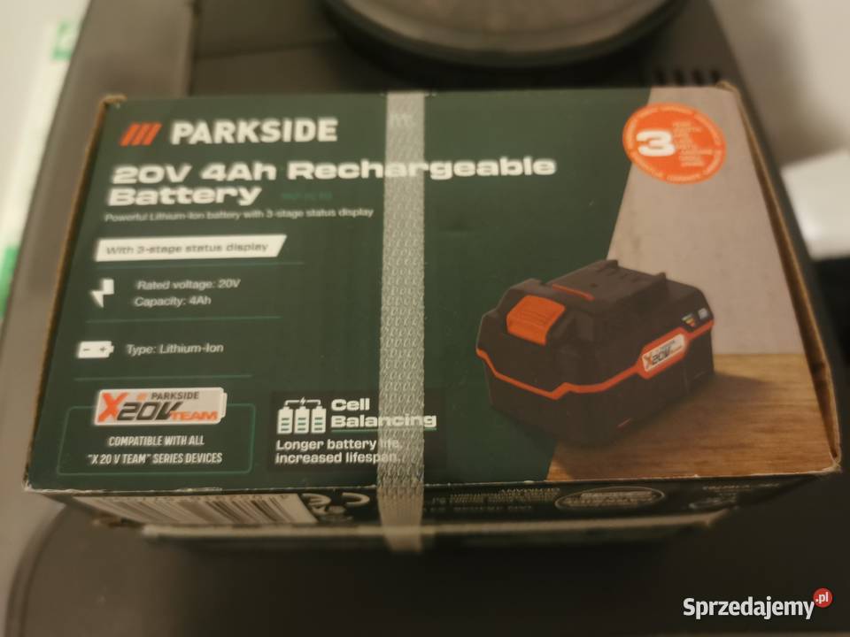 Bateria Ładowarka Parkside 20V 2Ah Bateria 4Ah sprzedam
