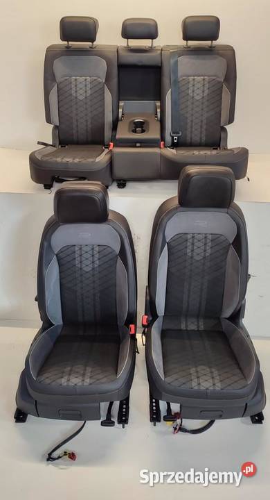 VW TIGUAN II FOTELE KANAPA RLINE GRZANE