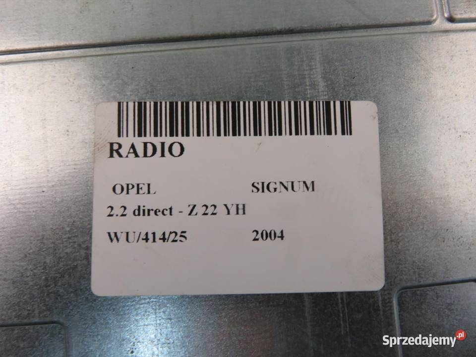 RADIO WYŚWIETLACZ OPEL SIGNUM 13113150 Elektronika