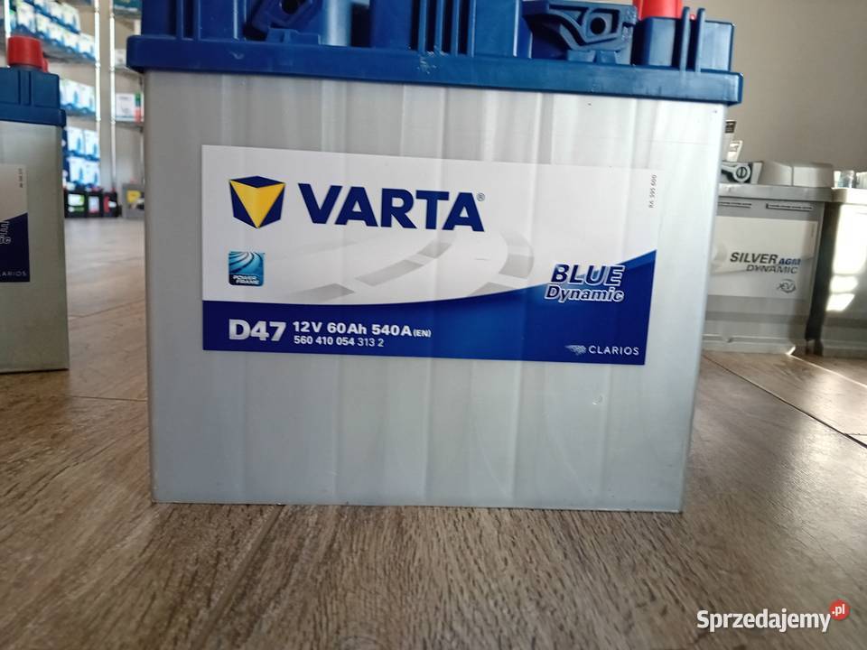 Akumulator VARTA Blue Dynamic D47 60Ah 540A EN P+ Japan Radomsko 