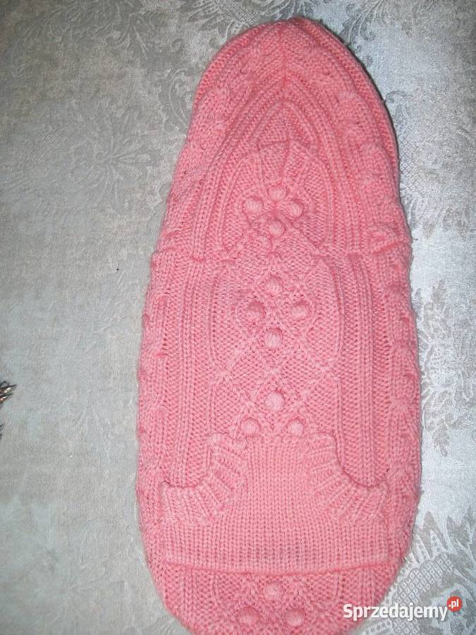 Różowy sweter pieska rustykalny wzór Białystok sprzedam