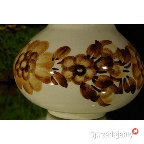 Koło mały wazonik ceramiczny w kwiaty porcelit sprzedam