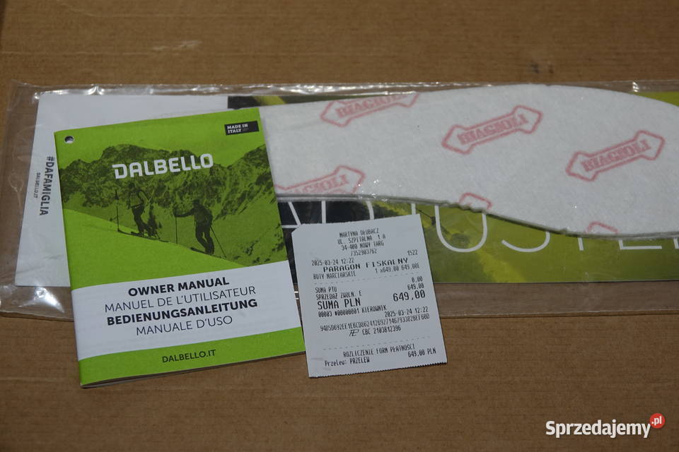 Buty Dalbello Veloce 75 Rozmiar 44285 mm NOWE