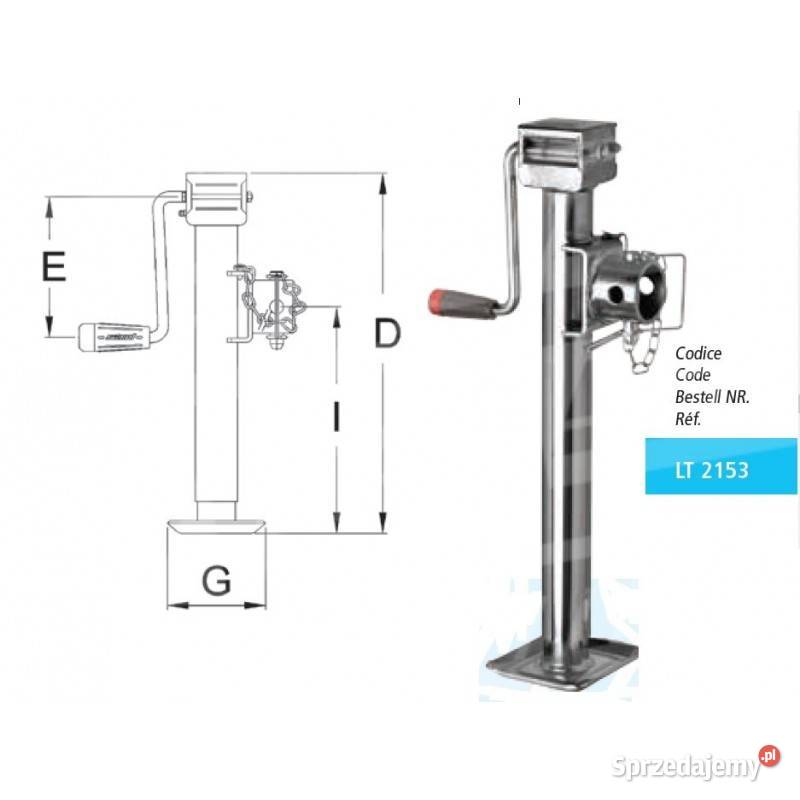 Stopa podporowa 560 mm 900 Simol LT 2153 z Kamionna